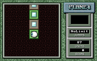 Mind-Roll (Amiga) screenshot: Level 1 start