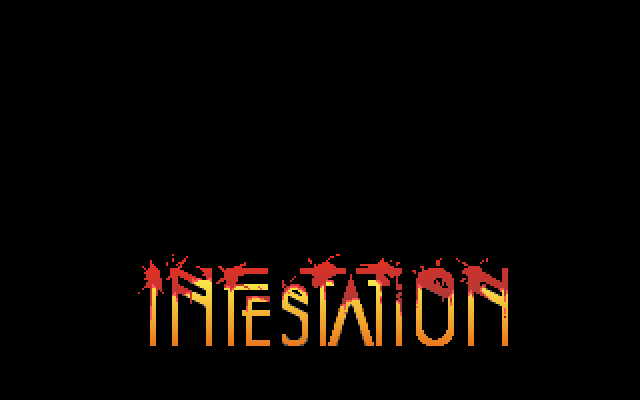 Infestation (FM Towns) screenshot: Title screen