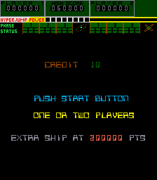 A.D. 2083 (Arcade) screenshot: Play with one or two players.