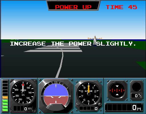 Top Landing (Arcade) screenshot: Ready for takeoff!