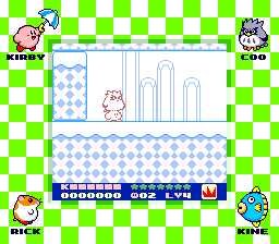 Kirby's Dream Land 2 (Game Boy) screenshot: Take flight with Coo