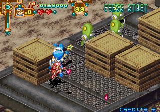Purikura Daisakusen (Arcade) screenshot: Second stage