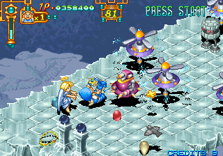 Purikura Daisakusen (Arcade) screenshot: Dangerous fans