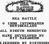 Sea Battle (Game Boy) screenshot: Sea battle