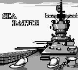 Sea Battle (Game Boy) screenshot: Title screen