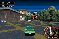 Need for Speed: Underground 2 (Game Boy Advance) screenshot: Crossing traffic