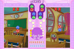 Puyo Pop Fever (Game Boy Advance) screenshot: Here comes the pieces