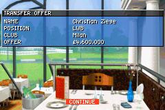 Screenshot of Premier Manager 2003-04 (Game Boy Advance, 2003) - MobyGames