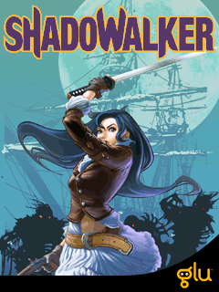 Shadowalker (J2ME) screenshot: The Title Screen.