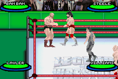 Legends of Wrestling II (Game Boy Advance) screenshot: Start of the fight