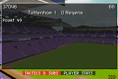 Premier Manager 2003-04 (Game Boy Advance) screenshot: Match highlights