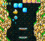 Devilish (Game Gear) screenshot: Don't be on my way, flying pig or whatever you are. Got a time limit here, see?