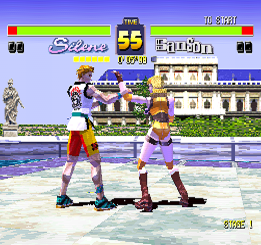 Screenshot of Fighters' Impact (PlayStation, 1996) - MobyGames