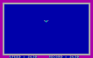 Fly (DOS) screenshot: A flying nuisance comes buzzing along.