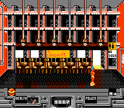Defenders of Dynatron City (NES) screenshot: Restaurant