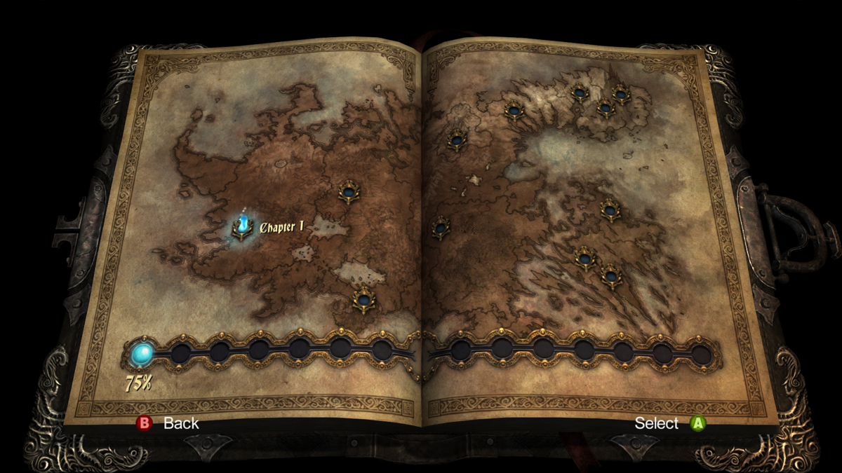 Castlevania: Lords of Shadow - Ultimate Edition (Windows) screenshot: World map