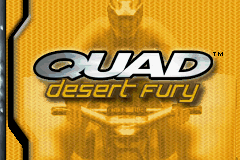 Quad Desert Fury (Game Boy Advance) screenshot: Title screen