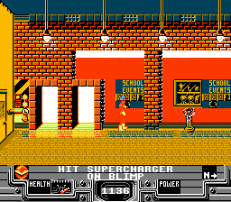 Defenders of Dynatron City (NES) screenshot: School
