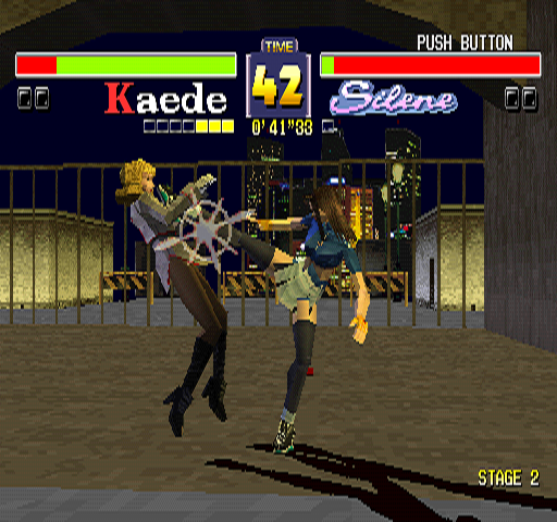 Screenshot of Fighters' Impact (PlayStation, 1996) - MobyGames