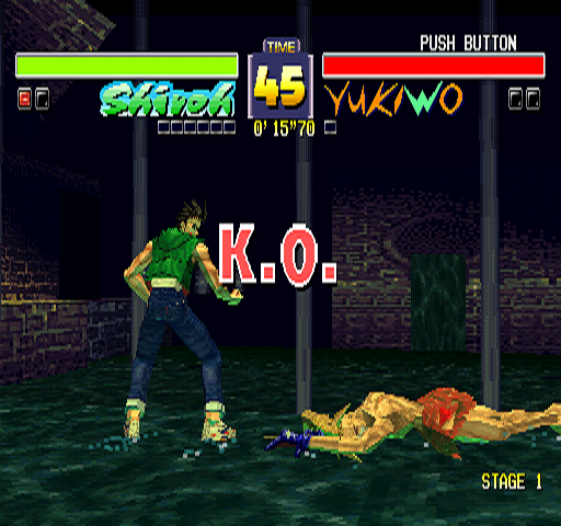 Screenshot of Fighters' Impact (PlayStation, 1996) - MobyGames