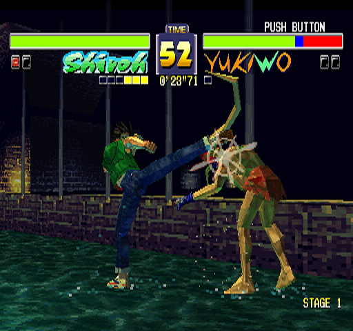 Screenshot of Fighters' Impact (PlayStation, 1996) - MobyGames