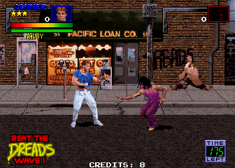 Guardians of the 'Hood (Arcade) screenshot: First fighter to fight