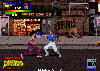 Guardians of the 'Hood (Arcade) screenshot: Punch to the head