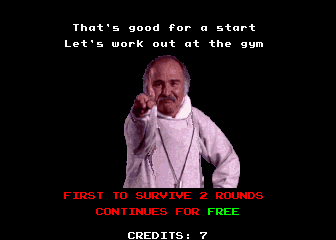 Guardians of the 'Hood (Arcade) screenshot: Off to the gym to fight