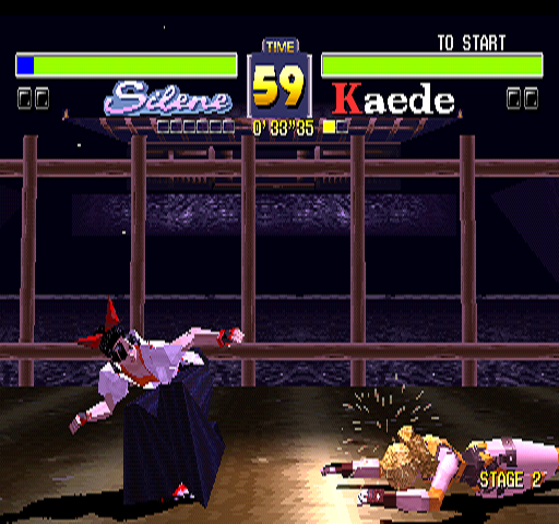 Screenshot of Fighters' Impact (PlayStation, 1996) - MobyGames