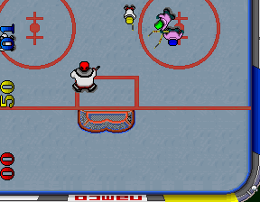 Face Off (Arcade) screenshot: Goal!