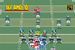 Madden NFL 2004 (Game Boy Advance) screenshot: Huh Huh