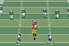 Madden NFL 2004 (Game Boy Advance) screenshot: Kick-off
