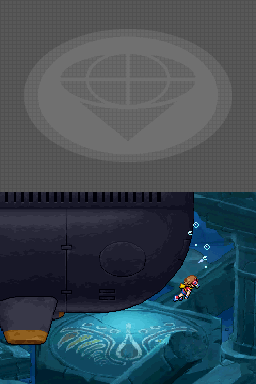 Pokémon Ranger: Guardian Signs (Nintendo DS) screenshot: A big submarine