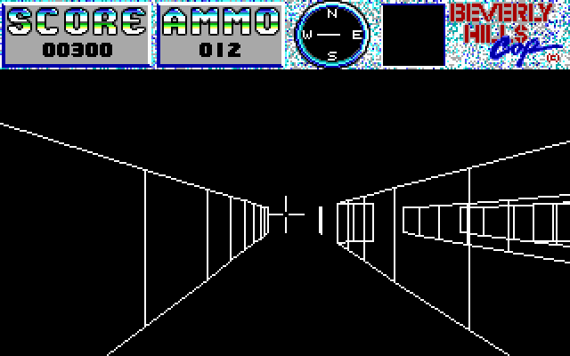 Beverly Hills Cop (DOS) screenshot: Mission #4 - Seek and destroy Mr. Big