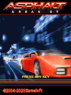 Asphalt: Urban GT (Browser) screenshot: Title screen