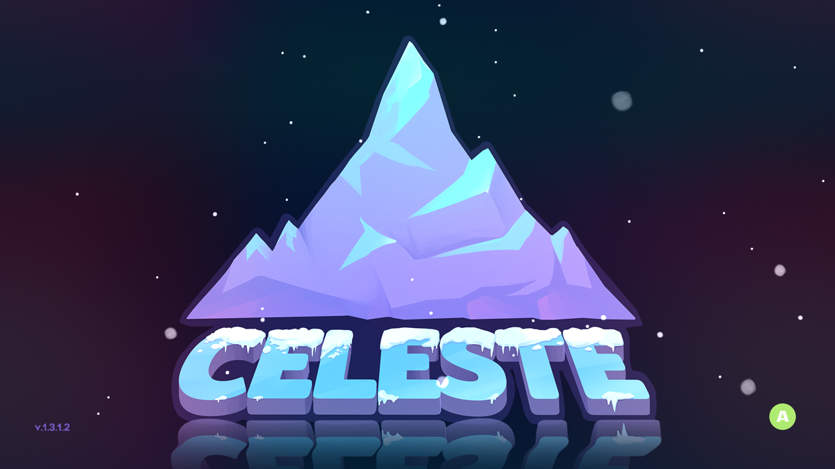 Celeste (Windows) screenshot: Title screen