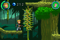 Disney's Kim Possible 3: Team Possible (Game Boy Advance) screenshot: Avoid the spikes