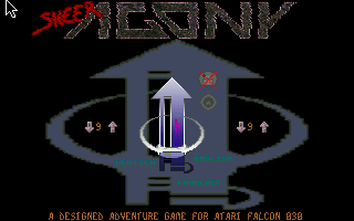 Sheer Agony (Atari ST) screenshot: (Falcon030) The… unique title screen