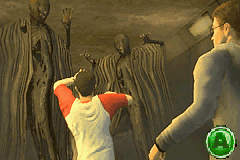 Harry Potter and the Order of the Phoenix (Game Boy Advance) screenshot: Getting attacked