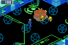 Mega Man Battle Network 5: Team Colonel (Game Boy Advance) screenshot: Destroyed the viruses