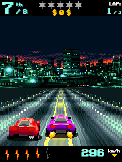 Asphalt: Urban GT (Browser) screenshot: Overtaking a competitive driver