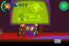 Disney's Kim Possible 3: Team Possible (Game Boy Advance) screenshot: Inside your HQ