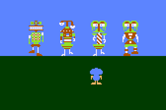 Tink!Tonk!: Tonk in the Land of Buddy-Bots (Atari 8-bit) screenshot: Introduction