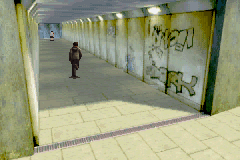 Harry Potter and the Order of the Phoenix (Game Boy Advance) screenshot: In an underpass