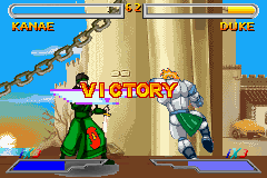 Dual Blades (Game Boy Advance) screenshot: Victory