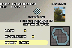 Ford Racing 3 (Game Boy Advance) screenshot: Next race course