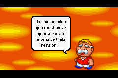 Go! Go! Beckham! Adventure On Soccer Island (Game Boy Advance) screenshot: Ready to join the club?