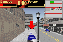 Driver 2 Advance (Game Boy Advance) screenshot: You rammed him
