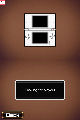 Neves (Nintendo DS) screenshot: Connecting to another player using Bluetooth.