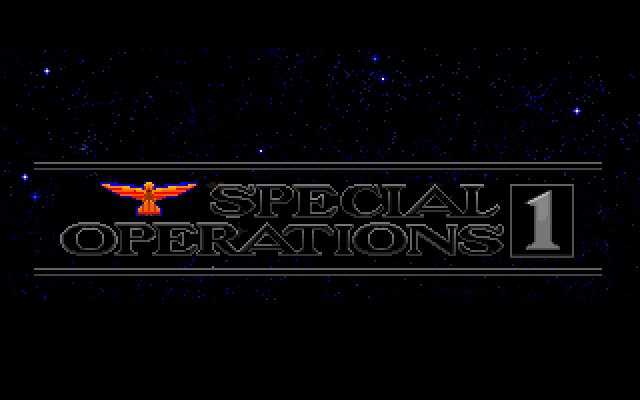 Wing Commander II: Deluxe Edition (FM Towns) screenshot: Special Operations 1 title screen